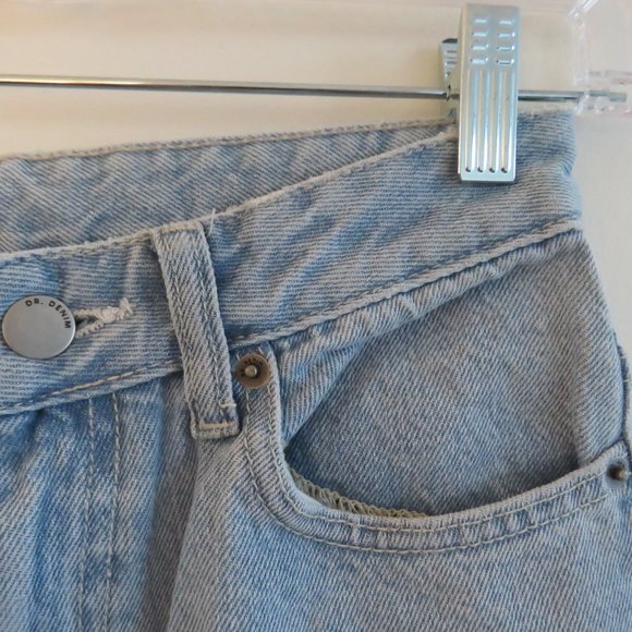 DR. DENIM Donna Pebble Superlight Retro High Rise Wide Leg Jeans - Size 24 NWT - Picture 5 of 15